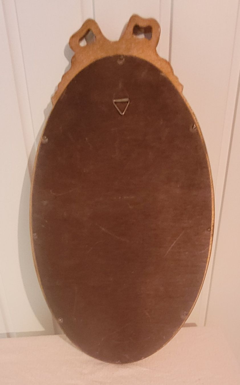 Specchi: Ancien miroir ovale doré – Usato da Rocourt venduto da PapyCH 3