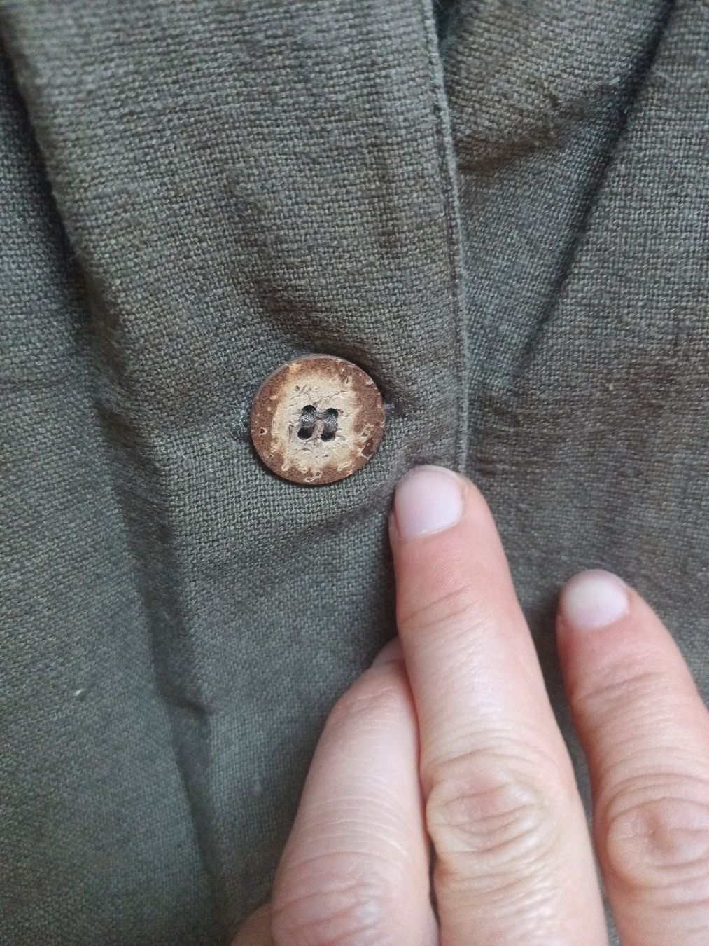 Kleider: 100% Leinen olive Gr.M Kleid – Gebraucht aus Dübendorf von selestrine 2
