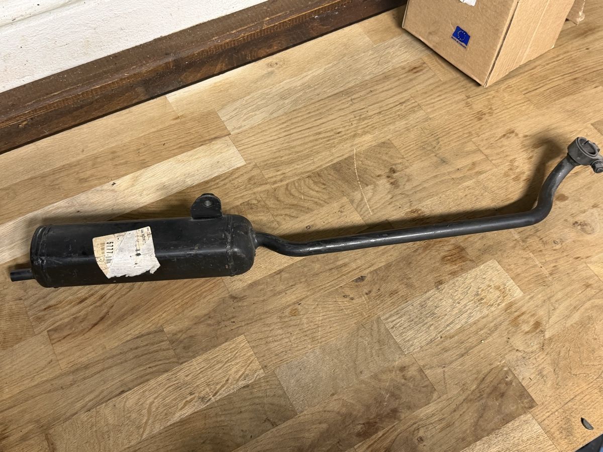 Piaggio Parti ricambio per ciclomotori: Original Piaggio Boxer Auspuff mit CH Nummer – Usato da Bolken venduto da si.x.las