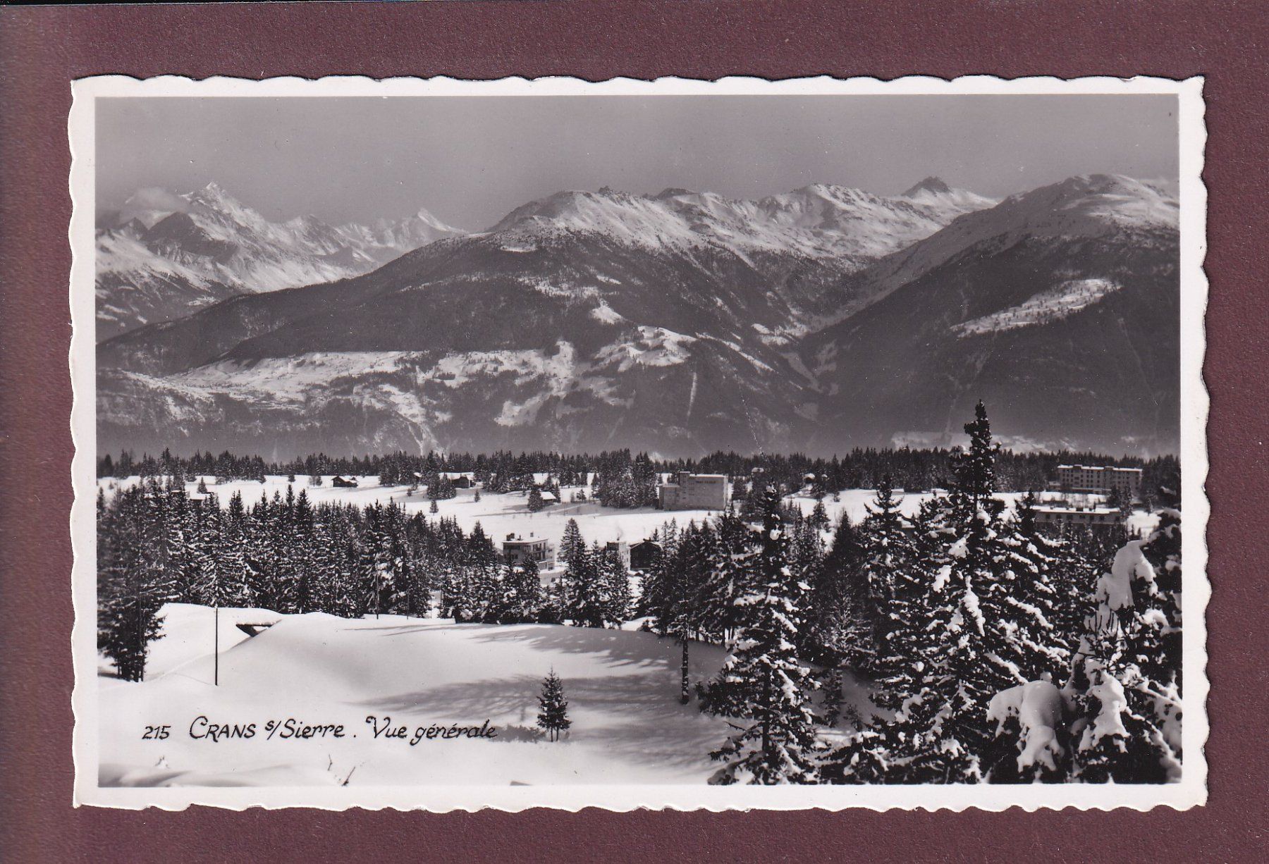 Cartoline postali: CRANS sur Sierre – Usato da Pully venduto da nicecards