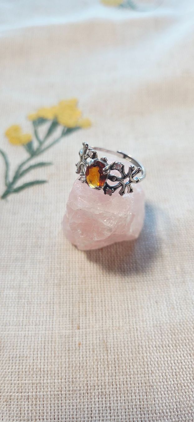 Anelli: NEW - S925 Citrine Ring (Adjustable) – Nuovo (secondo la descrizione) da Zürich venduto da cin_wcf6 3