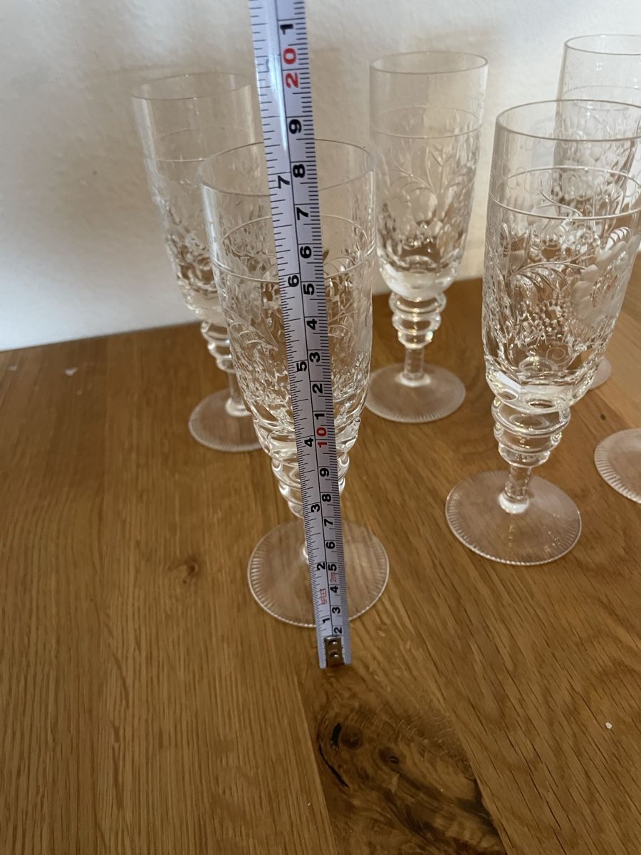 Gläser: Kristallgläser Champagnerglas 6 Stück – Gebraucht aus Aristau von cherry-berry 2