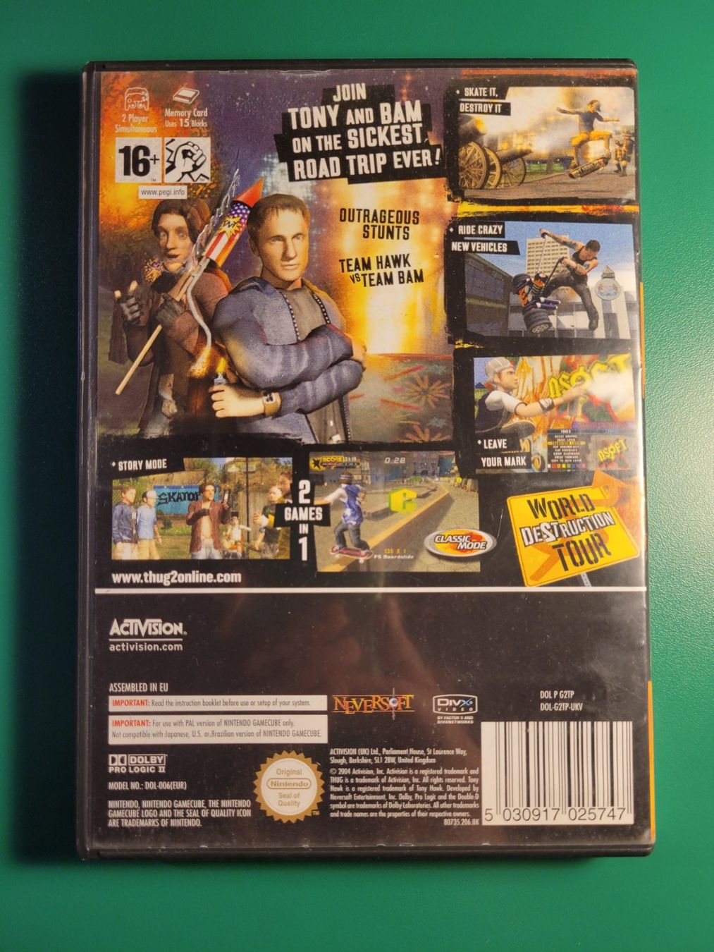 Nintendo Giochi: Tony Hawk's Underground 2 - Nintendo GameCube – Usato da Grindelwald venduto da lego9 1