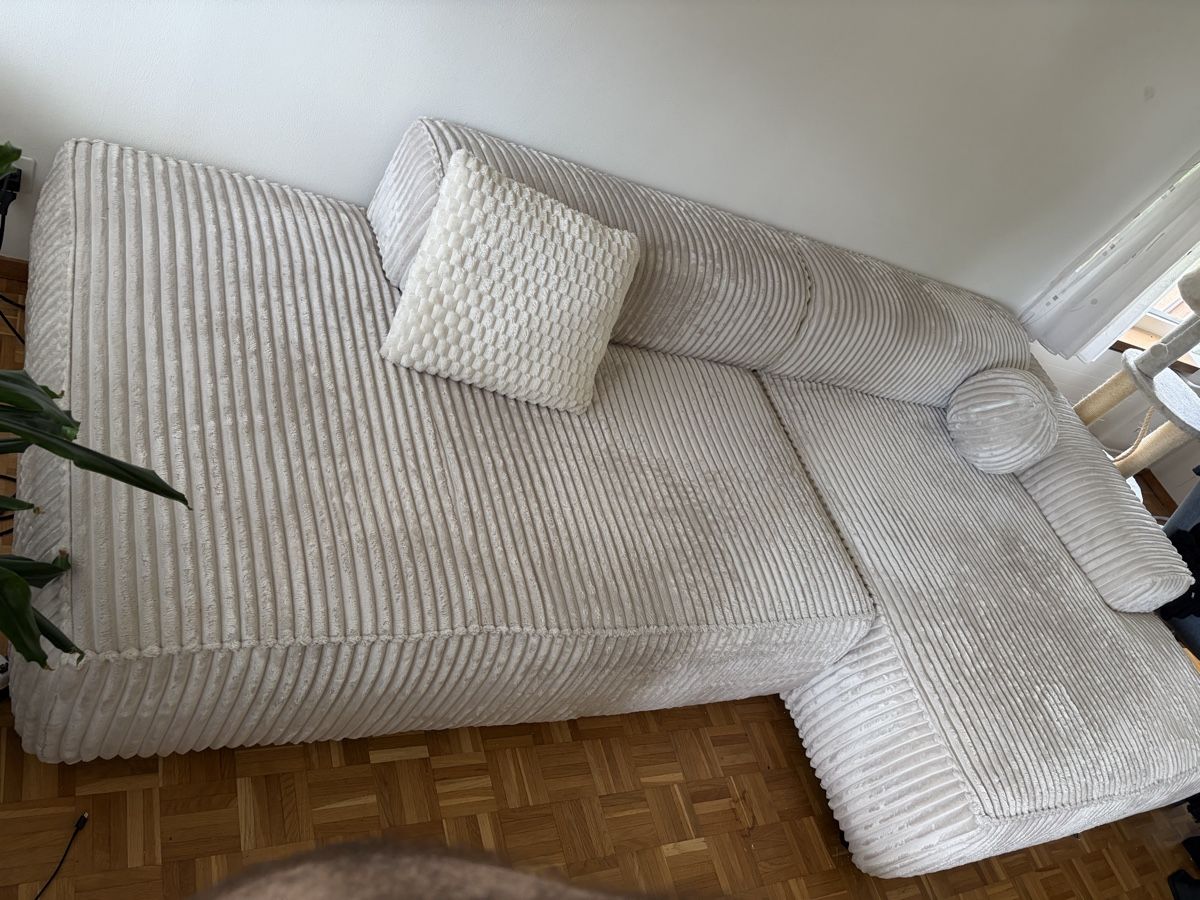 Divani: Neuwertige Wohnlandschaft / Modulsofa Beige Cord – Nuovo (secondo la descrizione) da Luzern venduto da kop_297x 4