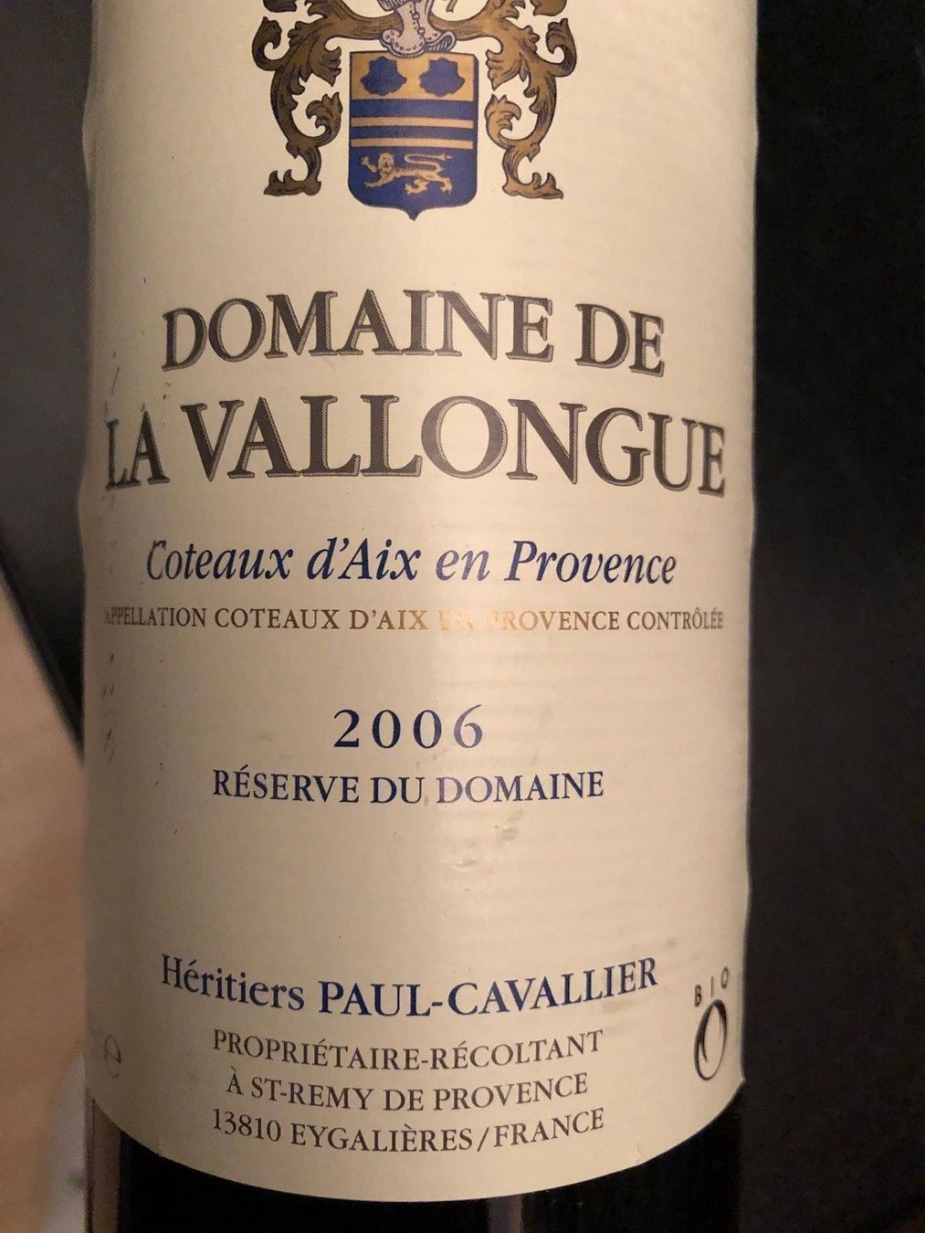 Vino: Domaine dela Vallongue Ph.Paul-Cavallier – Nuovo (secondo la descrizione) da Wald ZH venduto da mlnt