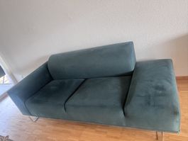 Bolia Sofa Hannah 2.5 Sitzer Velour/Samt grün