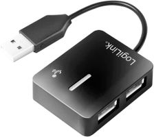 USB 2.0 Hub mit 4-Ports Modell "Smile", von  LogiLink