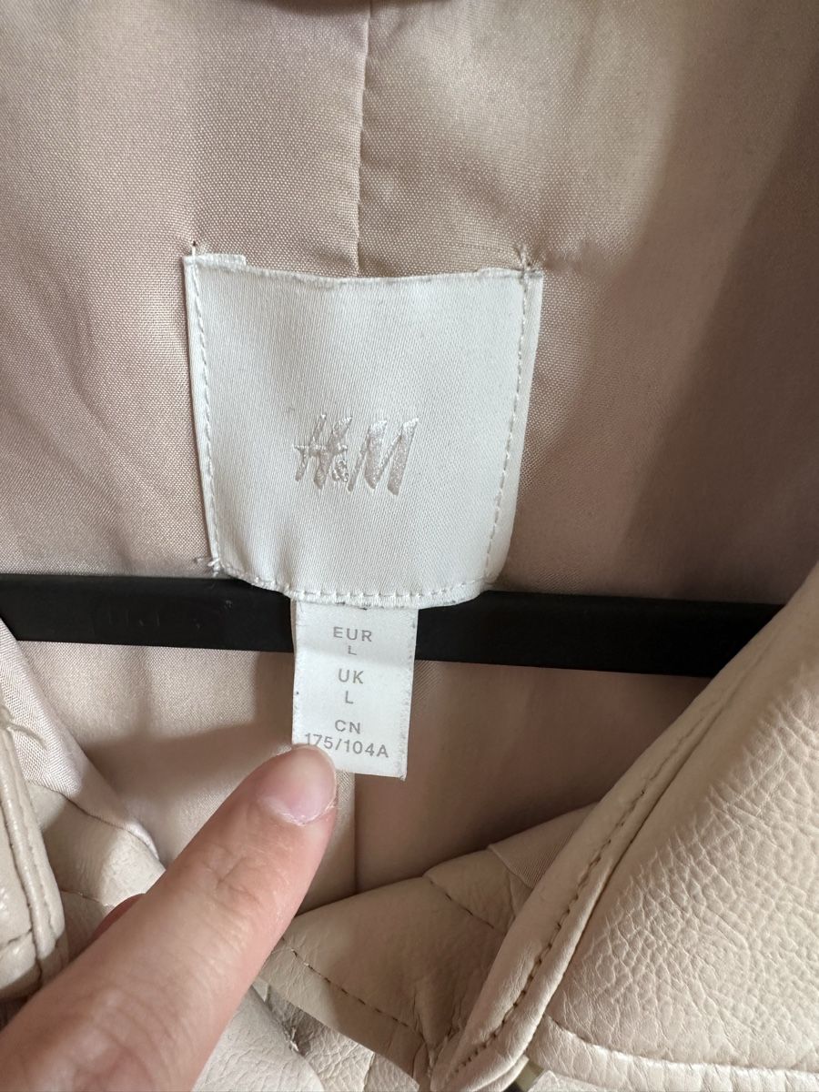 H&M Giacche: Chemise jaquette en cuir H&M – Usato da Biel/Bienne venduto da Eri_25px 2