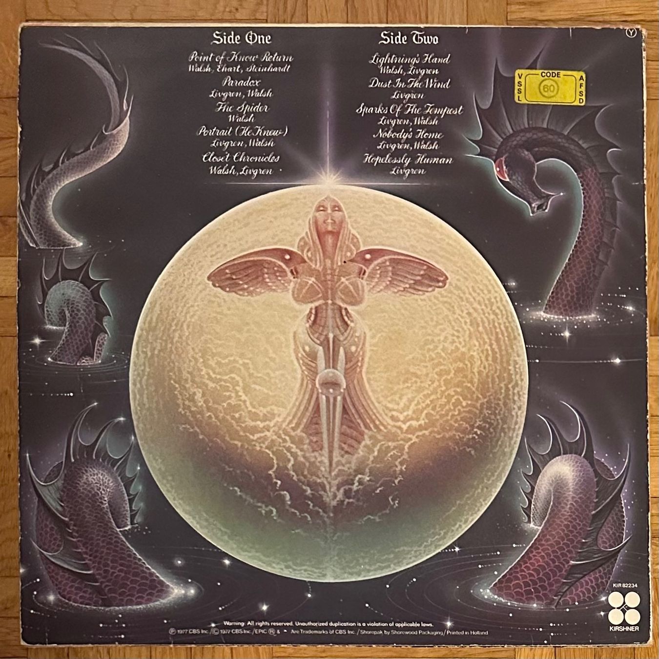 Vinyles: LP - Kansas - Point Of Know Return – D'occasion à Breganzona par Onairda75 1