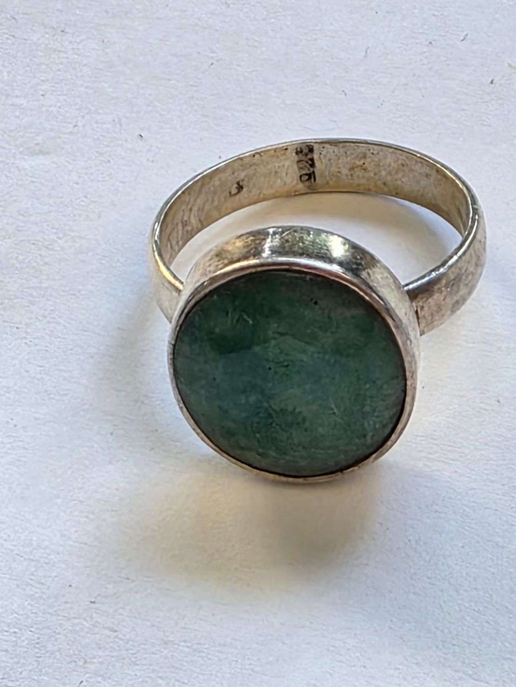Ringe: Silberring mit blauem Stein Oval facettiert Grösse 60 – Neu (gemäss Beschreibung) aus Zürich von adriben 7