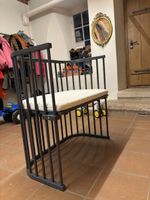 Babybay Beistellbett Boxspring grau