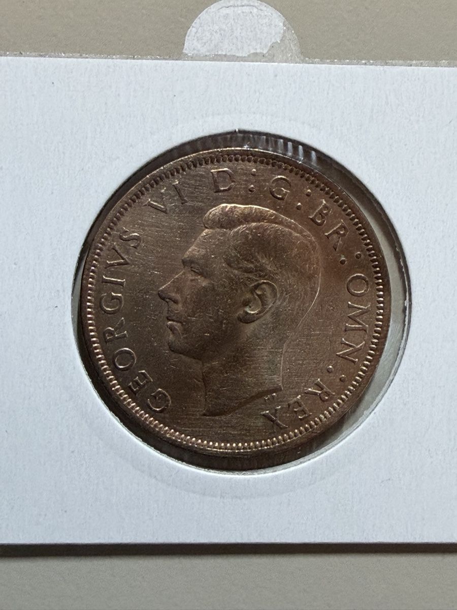 Tutti le monete: GB - 1/2 crown - 1949 - Georges 6  – Usato da Payerne venduto da Mike1682 1