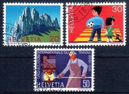 1969 SONDERPOSTMARKEN 3 MARKEN AUSGABETAG - F222