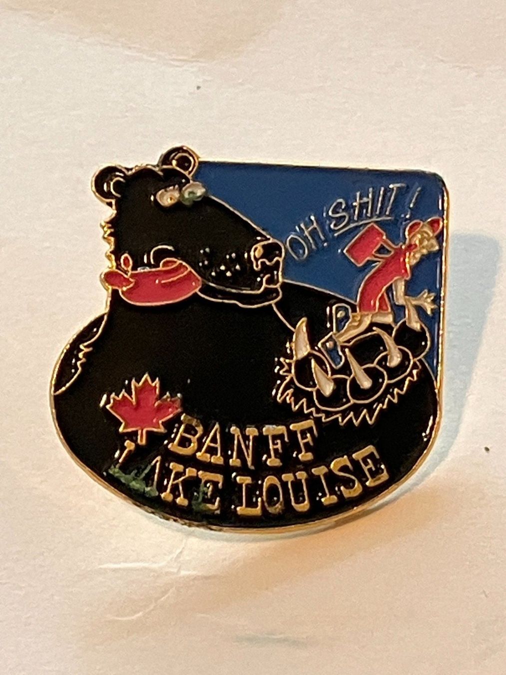 Placchette & Badge: 1 Pin Banff Lake Louise – Usato da Basel venduto da djwwpp
