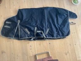 Fast neue Fouganza Regendecke 155cm/50gr Füllung