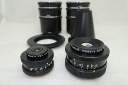 Komplettset 2 Objektive 20 & 38mm Olympus RMS & Canon #h1