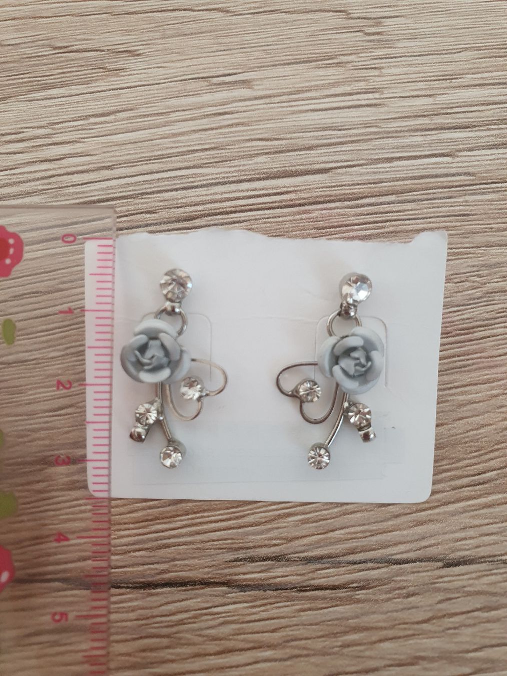 Boucles d'oreille: Ohrstecker Blumen Design mit Steinen – D'occasion à Moosseedorf par Sonnenschein.. 2