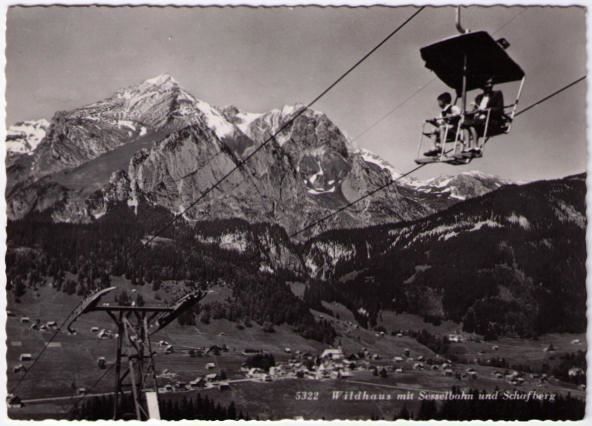 Cartoline postali: Wildhaus - Sessellift – Usato da Binningen venduto da Mountainrider