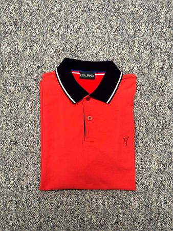 Polo dame Golfino rouge vif - Taille 40-État impeccable!