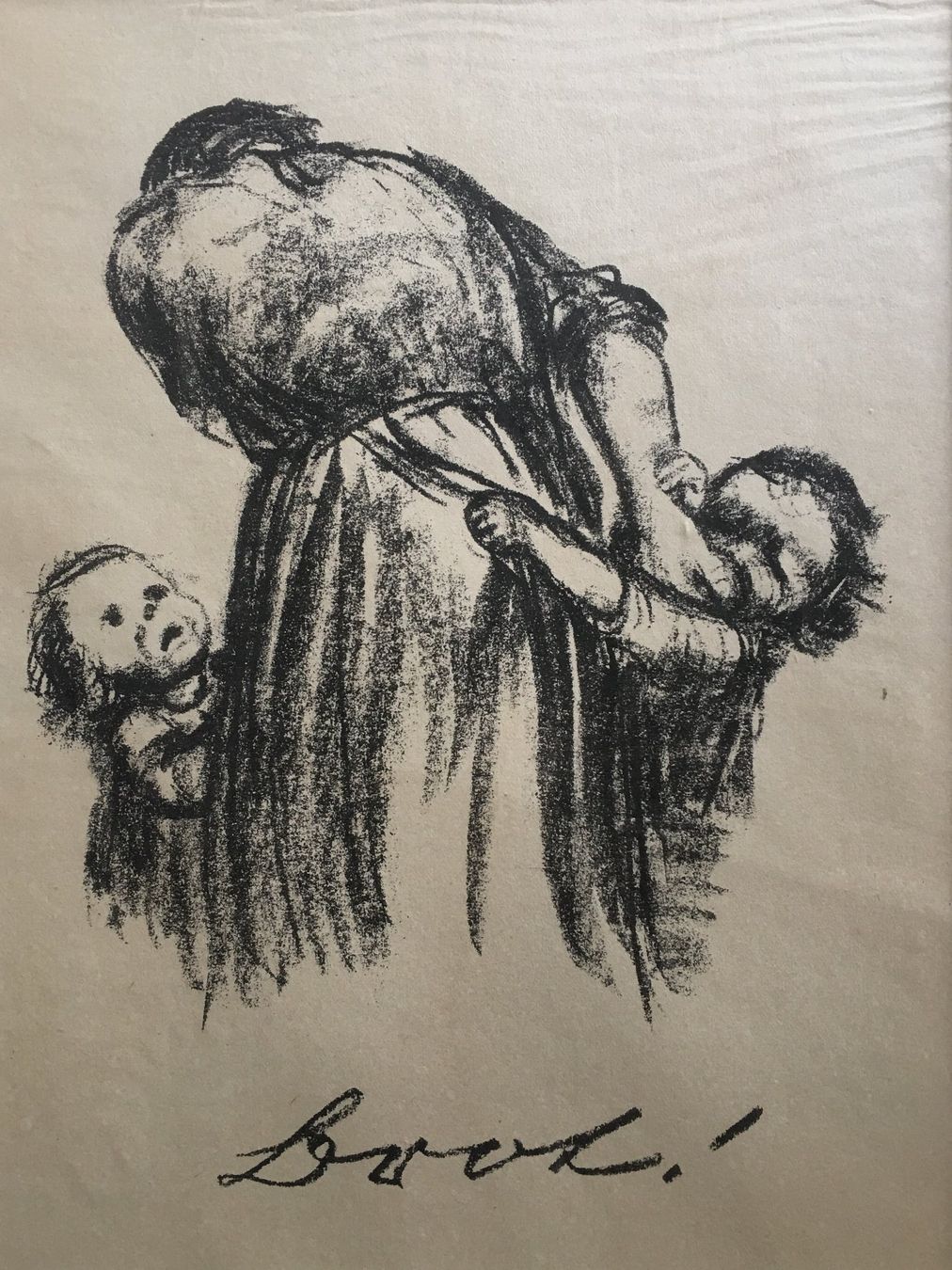 Grafica & Litografie: Käthe Kollwitz   "Brot!"  Zink- oder Strichätzung – Usato da Nennigkofen venduto da juhit 2