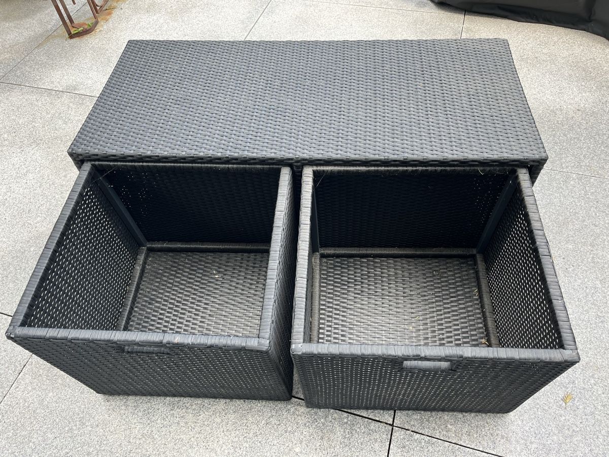 Box contenitori: Denova Rattanbox schwarz/grau – Usato da Pratteln venduto da Daily88 1