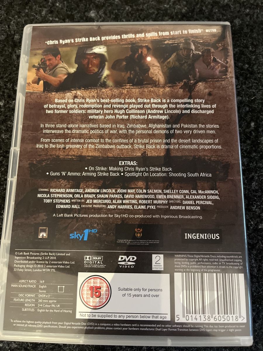 Tutti i DVDs: English DVD Strike Back seasons 1-2-3 – Usato da Romont FR venduto da cat_j6ww 3