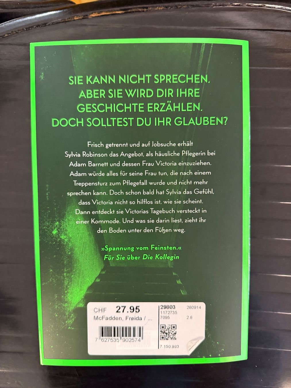 Libri: Freida McFadden: Die Ehefrau – Usato da Dietikon venduto da Buchantiqdietikon 1
