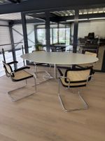 4er set- Freischwinger - aus Wiener Geflecht