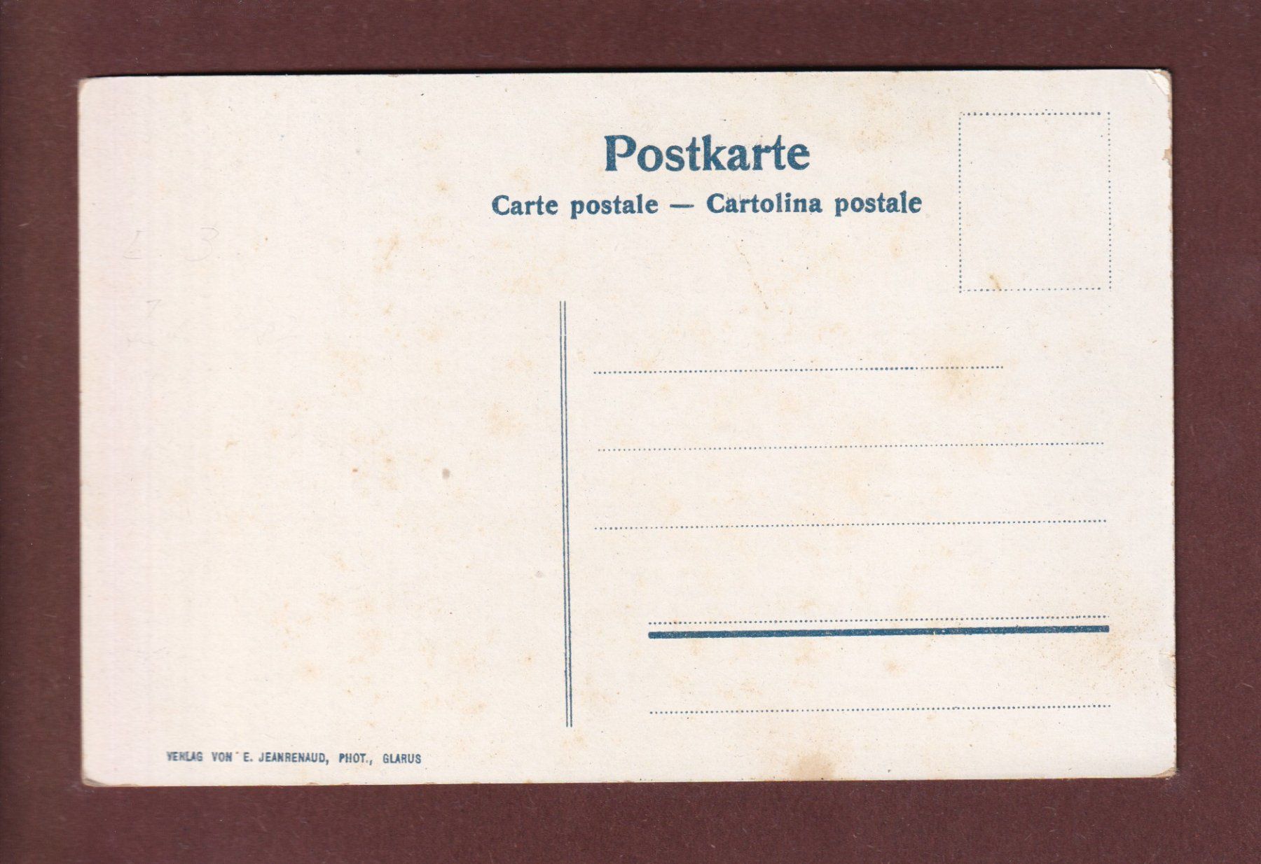Cartoline postali: ULIALP mit Tödi – Usato da Pully venduto da nicecards 1