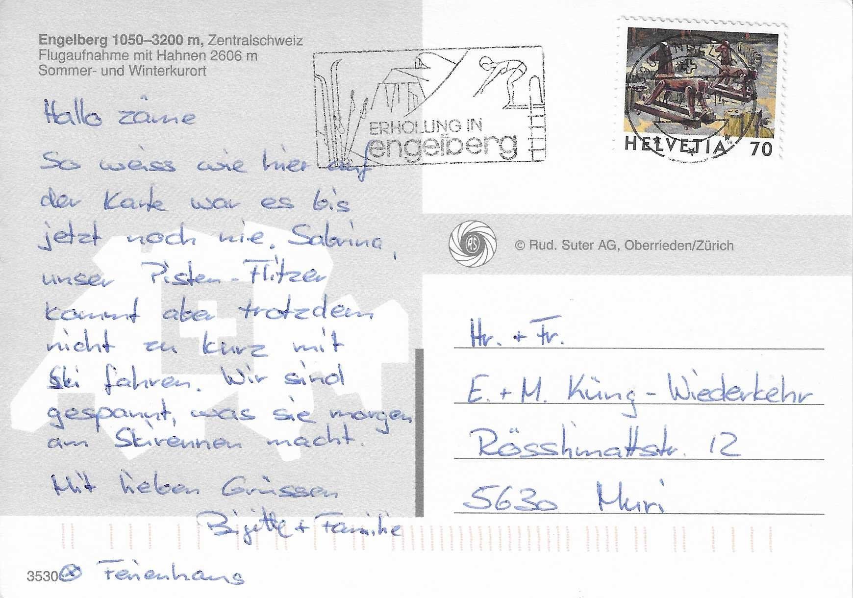 Cartes postales: Engelberg OW – D'occasion à Rothrist par Stranglehold 1