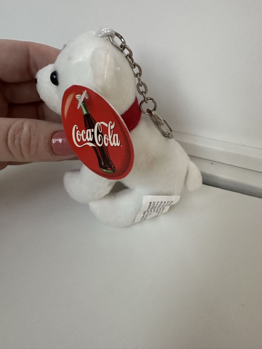 Figuren: Coca-cola mini plüsch polarb mit aufhänger – Neu und originalverpackt aus Frümsen von Swissline90 2