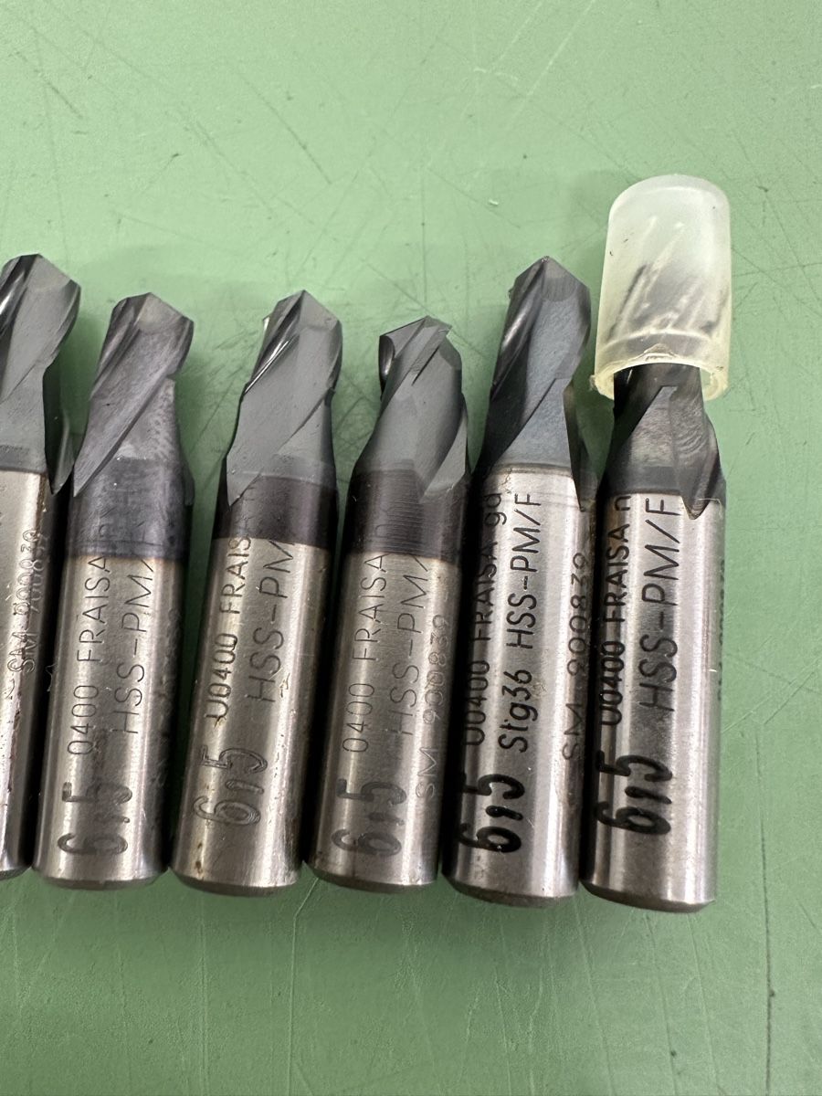 Tutti gli attrezzi: Carbide End Mills, Schaftfräser, 6.5mm, used. – Usato da Aarberg venduto da SNMachines 2