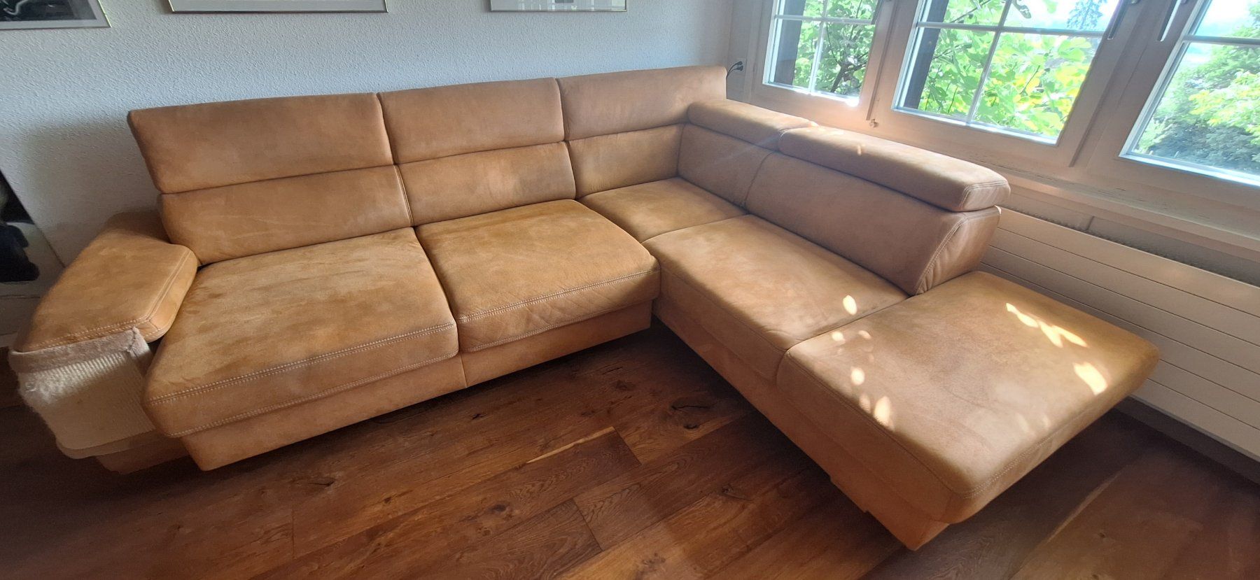 Sofas: Polstergarnitur /Ecksofa  Microfaser  Braun 175cm x 230cm – Gebraucht aus Rebstein von Type25 9
