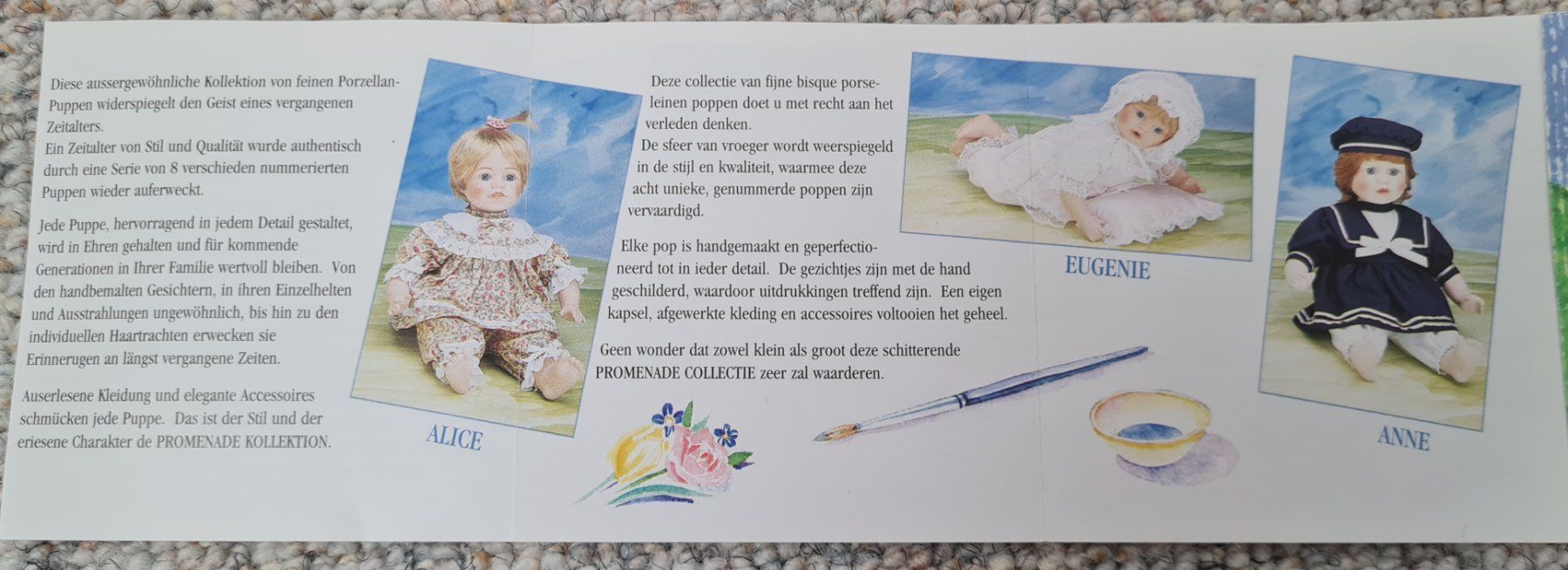 Bambole: 3 Puppen der Promenade Collection – Usato da Zürich venduto da chralo 1