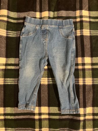 dehnbare Jeans-Leggings, Größe 86