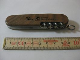 VICTORINOX Sackmesser Gross aus Holz / Kant. Bank / 6 Teile