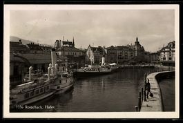 AK Rorschach, Hafen, 1932