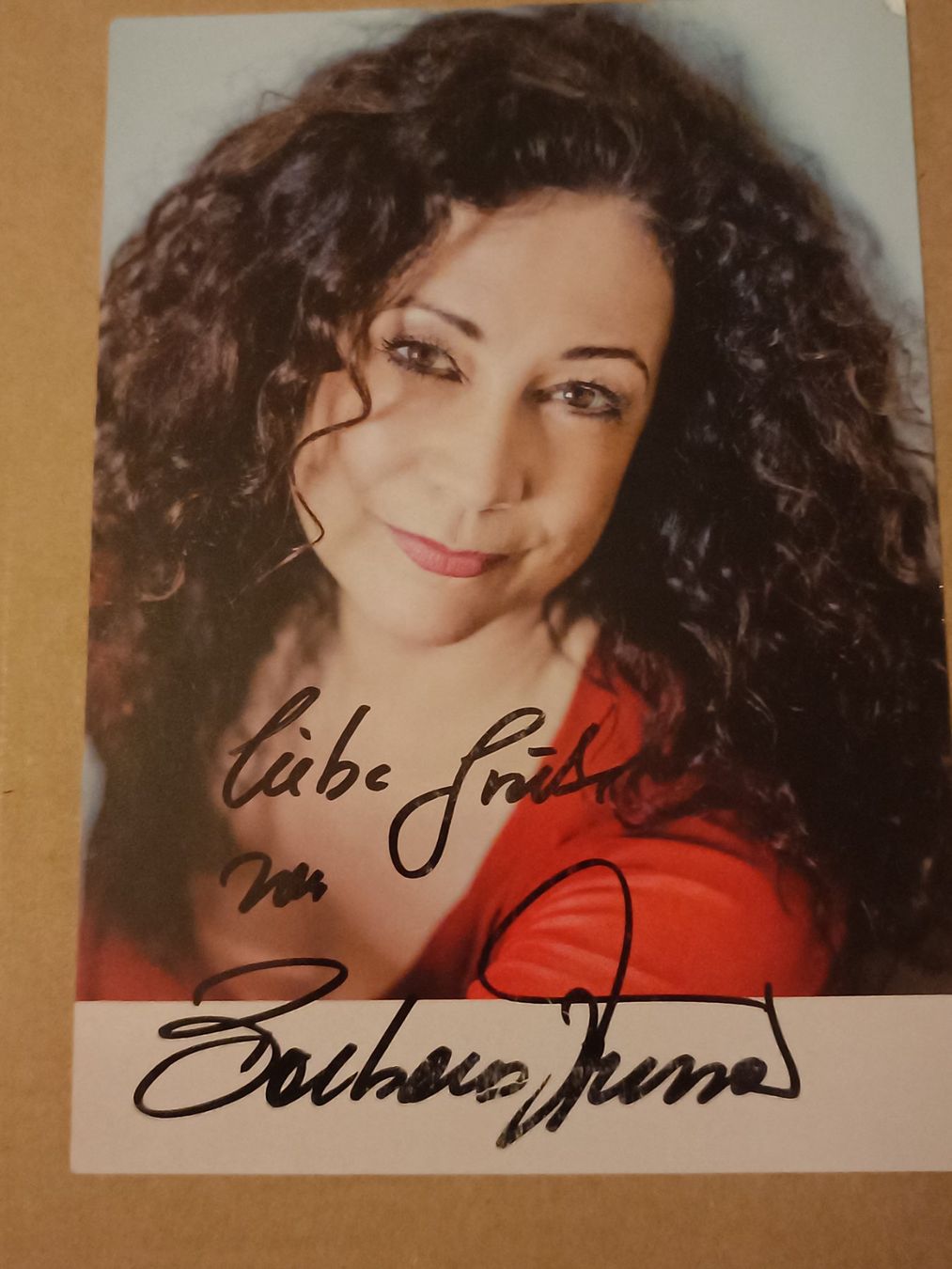 Autografi: Barbara Wussow - handsignierte  Autogrammkarte – Usato da Menziken venduto da Artographs