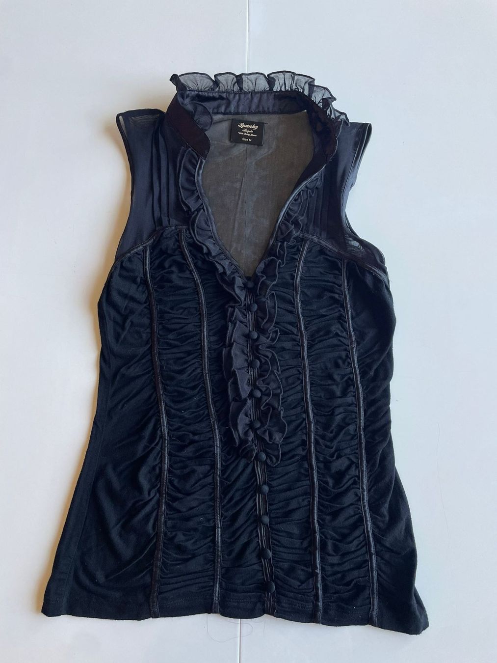 Top: Top gothique - corset style - Taille M – Usato da Troinex venduto da Irisglo 8