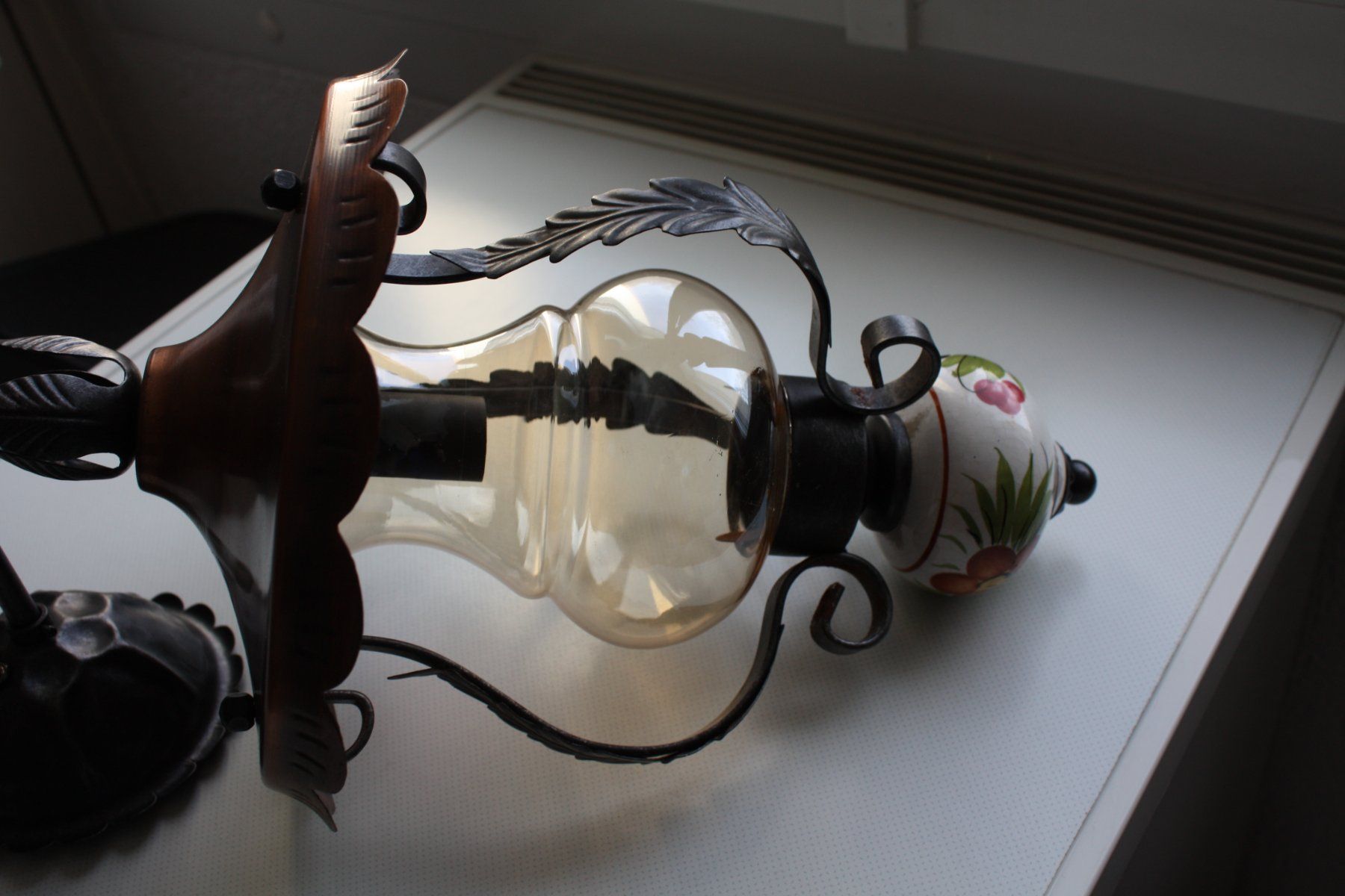 Kronleuchter & Deckenlampen: Deckenlampe, Hängelampe, Messing, Schmiedeeisen – Gebraucht aus Wettingen von Licht08 2