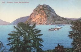 Lugano San Salvatore Battello Boot Schiff