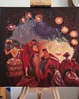 Ölgemälde / Tableau peinture à l'huile sur toile