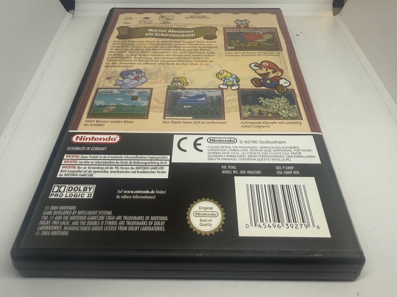 Nintendo Giochi: Paper Mario - Die Legende vom Äonentor GameCube – Usato da Dietlikon venduto da NESFEVER 1