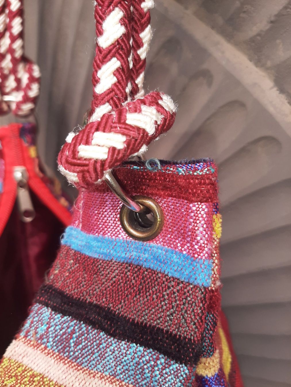 Borse: Schöne bunte Tasche aus Stoff – Usato da Bern venduto da Preloved_NILE_4.Sale 6