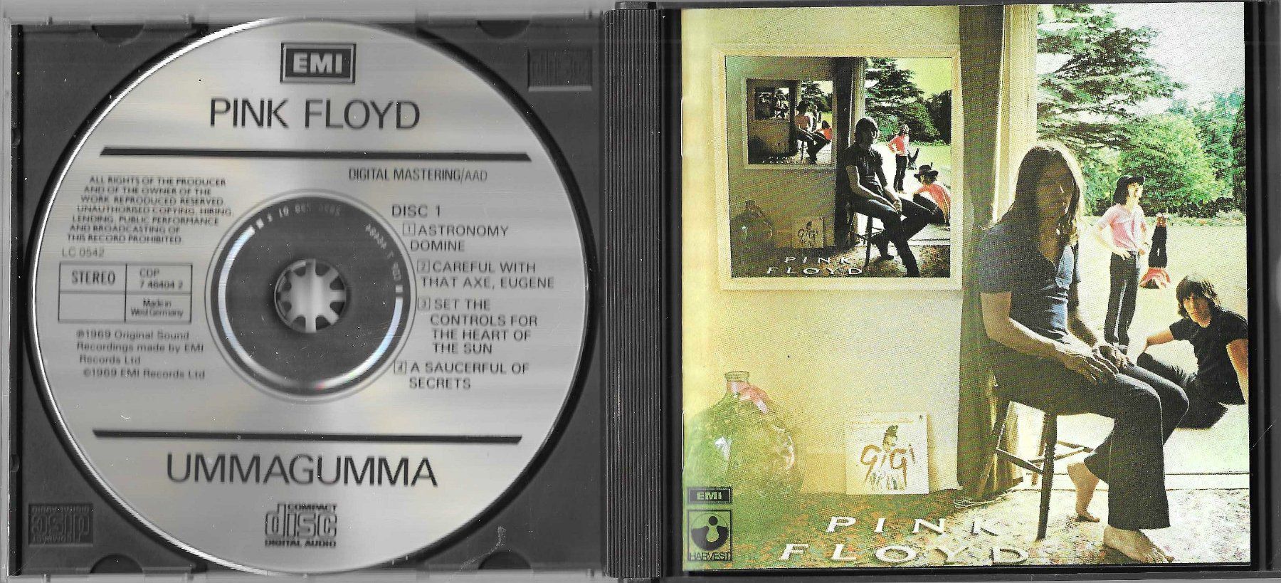 CDs: Pink Floyd 2 CD's Box - Ummagumma – D'occasion à Savagnier par Ne2065 2