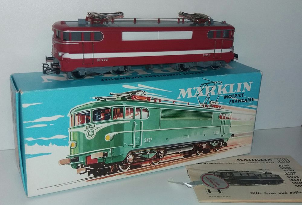 Locomotive Märklin 30380 – SNCF BB 9 278, Analogique, Moulage Métallique, 1957, CA