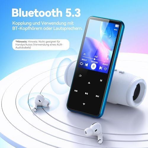 Lettore multimediale portatile: 64GB MP3 Player Bluetooth 5.3 2 4 TFT Farbbildschirm HiFi – Nuovo e nell'imballaggio originale da Hundwil venduto da pak_7zvn 3