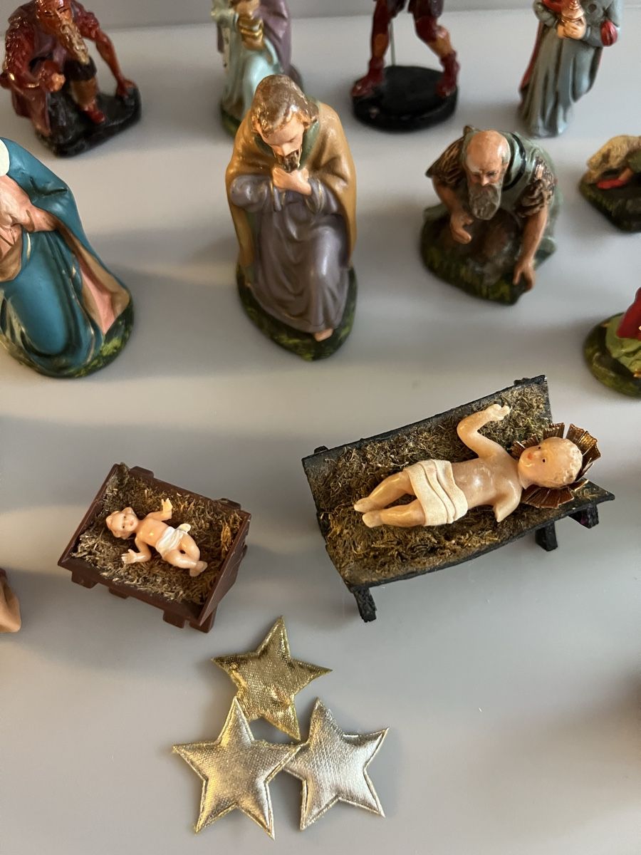 Statuette: Krippenfiguren Set mit Tieren   – Usato da chur venduto da Ika11 3