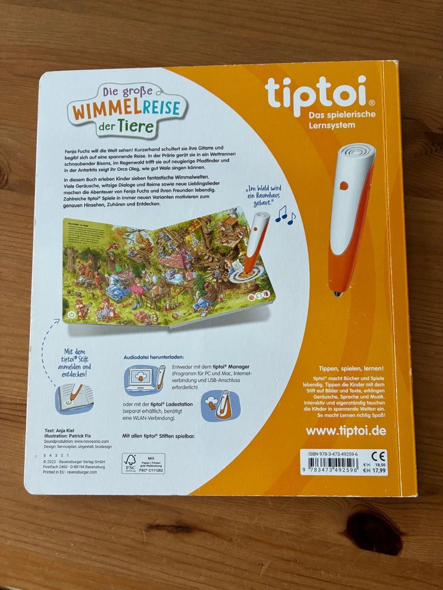 Libri: Tiptoi Buch Tiere – Usato da Rotkreuz venduto da ZG6343 1