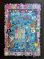 Affiche Montreux Jazz Festival 1997 James Rizzi